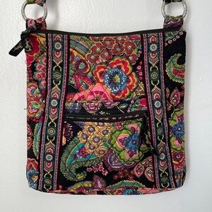 Vera Bradley Crossbody Hipster Purse Wallet Symphony In Hue